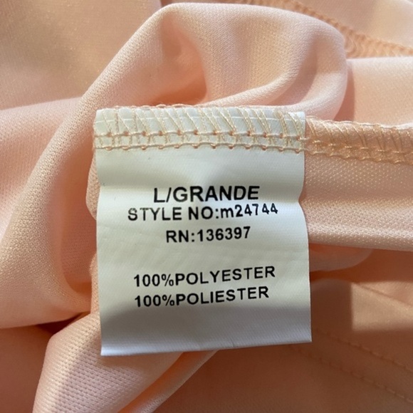 MANIJU CHIFFON LAYERED DRESS with LACE BACK - Picture 10 of 12